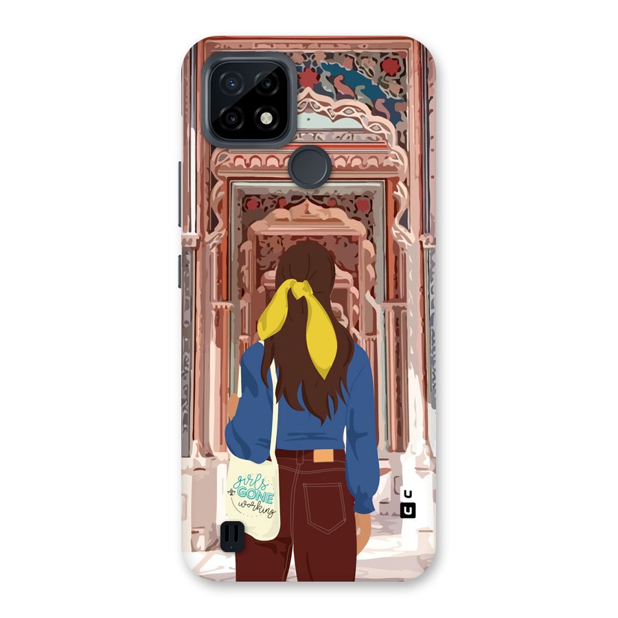 wonderful Girl Back Case for Realme C21