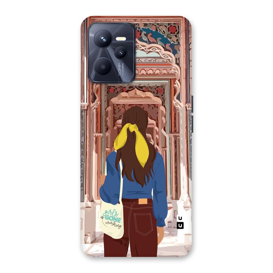 wonderful Girl Back Case for Realme C35