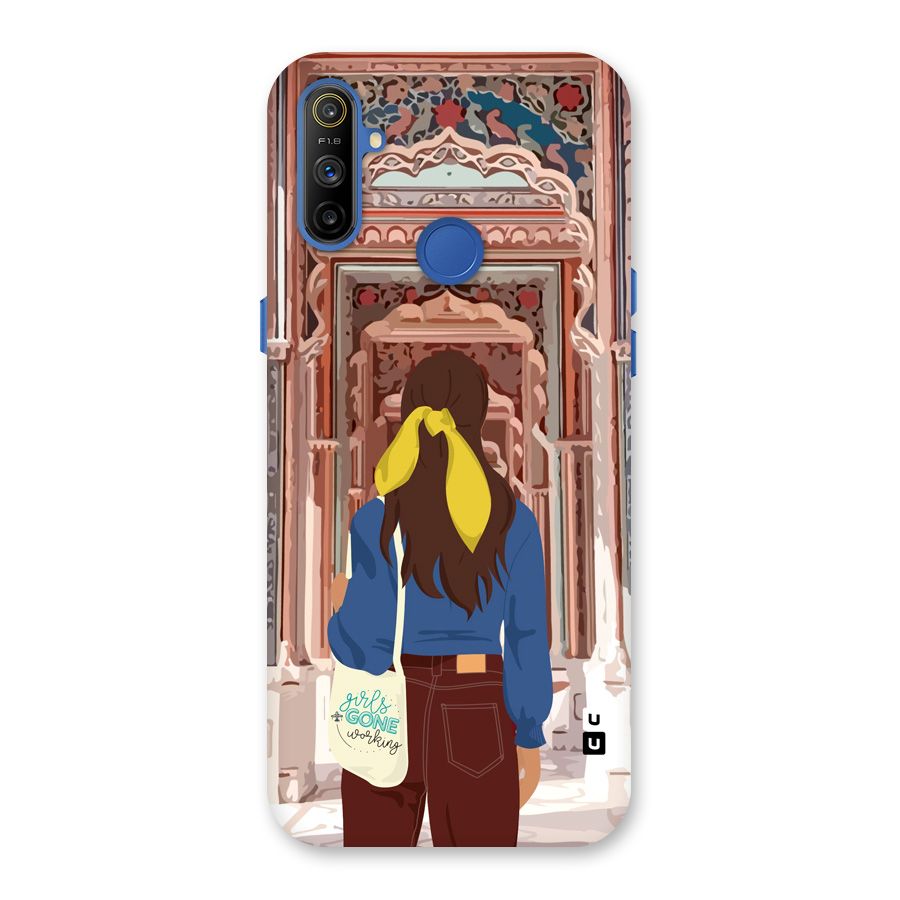 wonderful Girl Back Case for Realme Narzo 10A