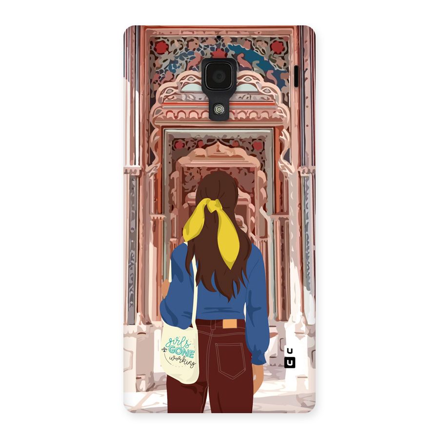 wonderful Girl Back Case for Redmi 1s