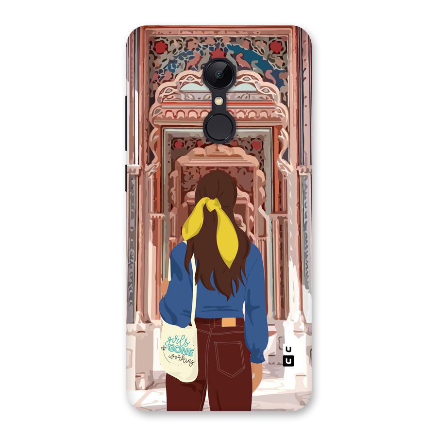 wonderful Girl Back Case for Redmi 5