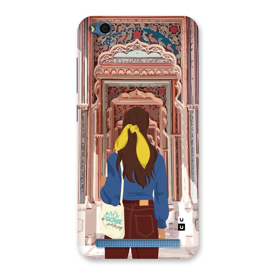 wonderful Girl Back Case for Redmi 5A