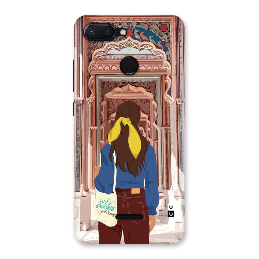 wonderful Girl Back Case for Redmi 6