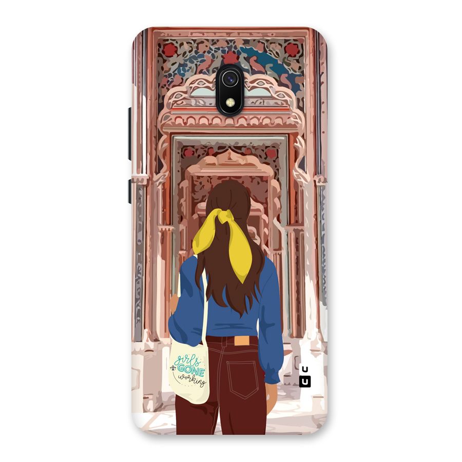 wonderful Girl Back Case for Redmi 8A