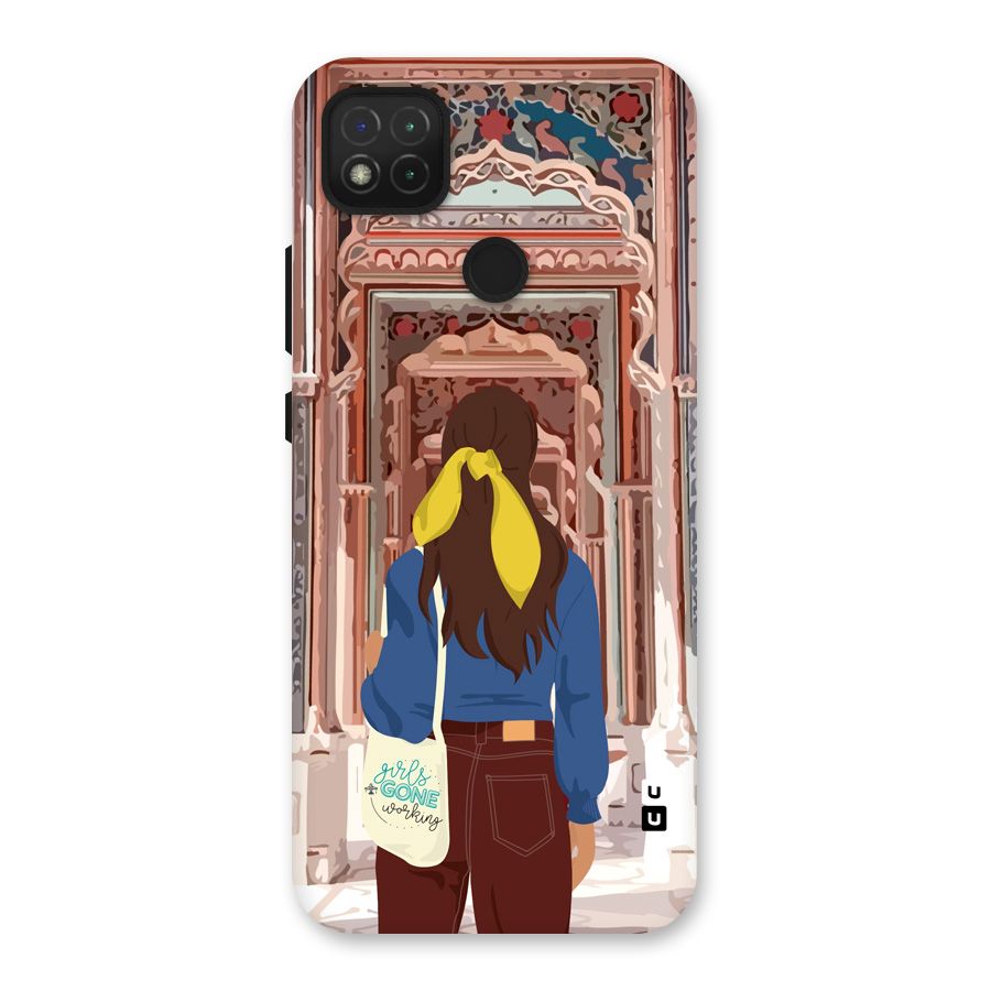 wonderful Girl Back Case for Redmi 9 Activ