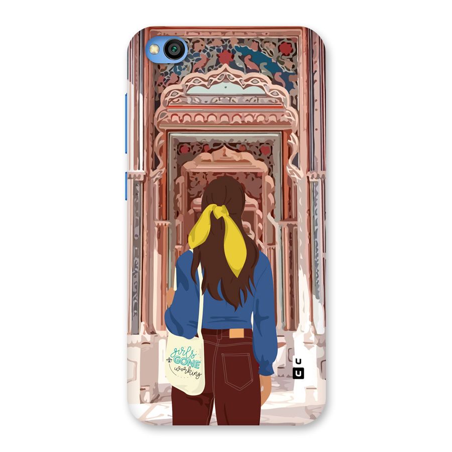 wonderful Girl Back Case for Redmi Go