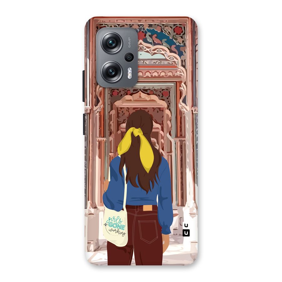 wonderful Girl Back Case for Redmi K50i