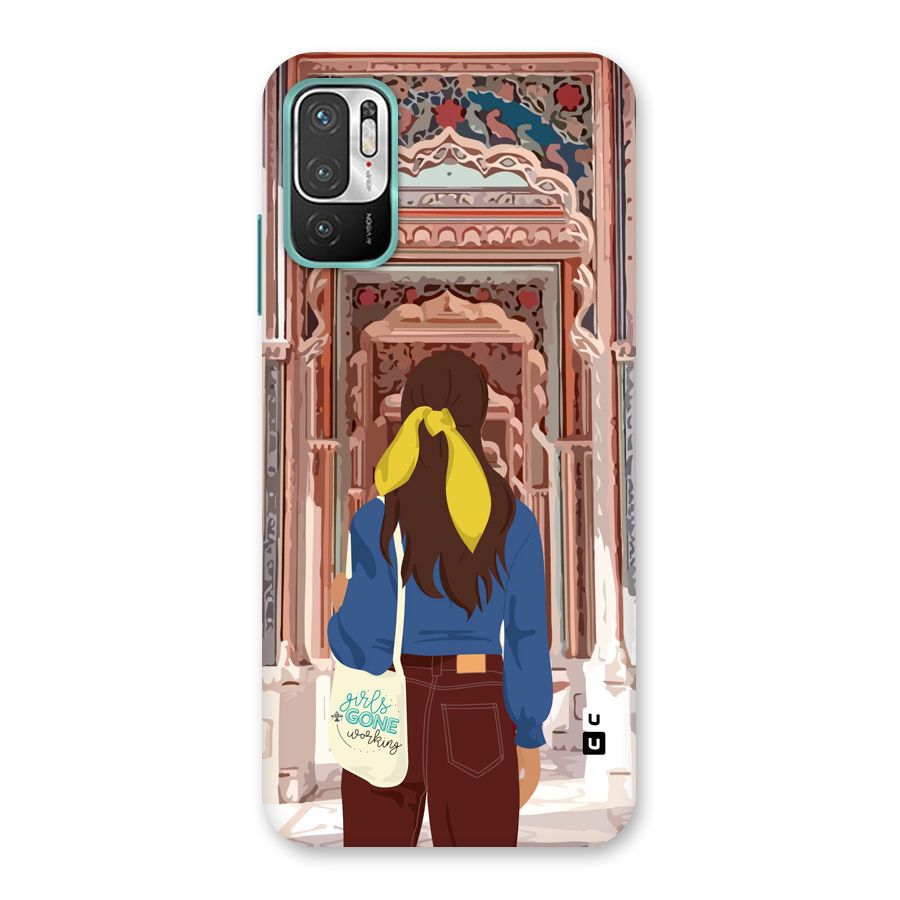 wonderful Girl Back Case for Redmi Note 10T 5G