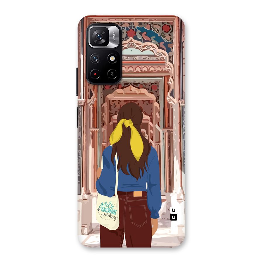 wonderful Girl Back Case for Redmi Note 11T 5G