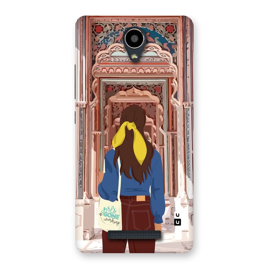 wonderful Girl Back Case for Redmi Note 2
