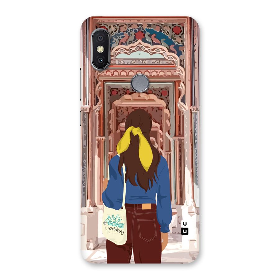 wonderful Girl Back Case for Redmi Y2