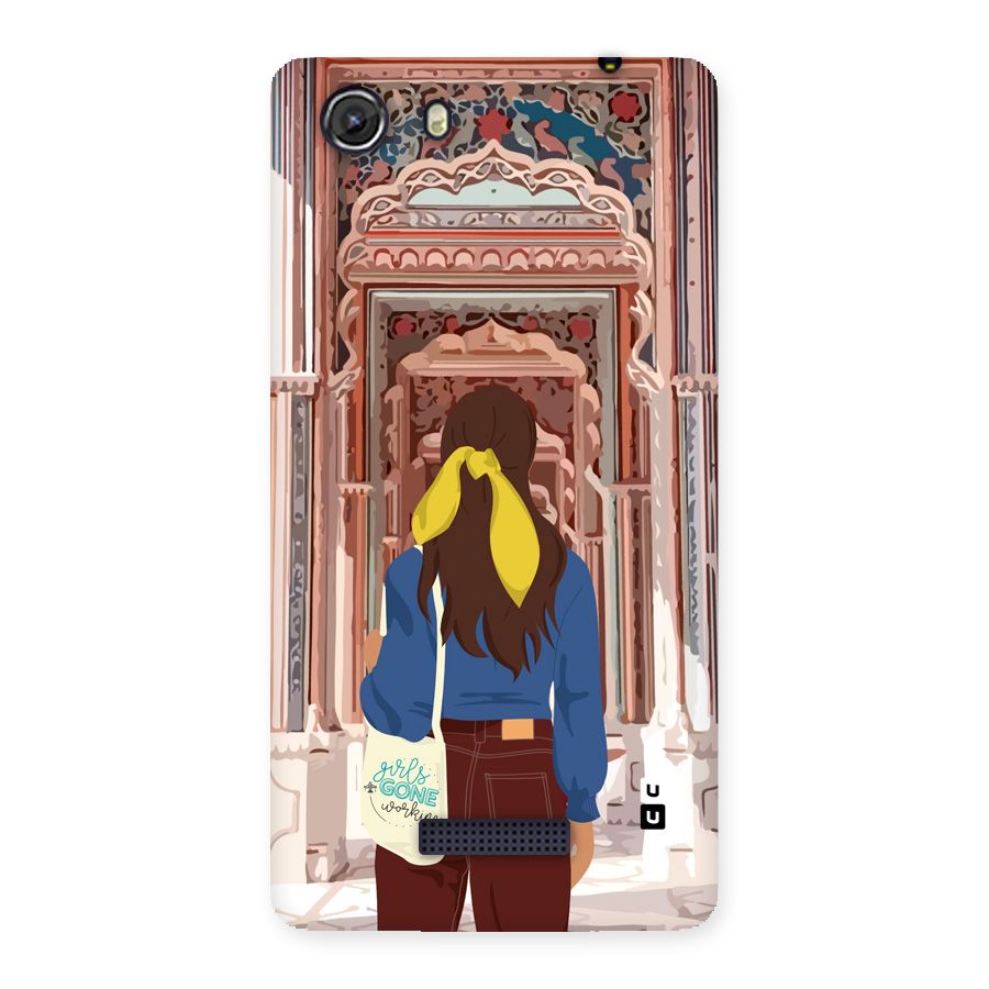 wonderful Girl Back Case for Unite 3