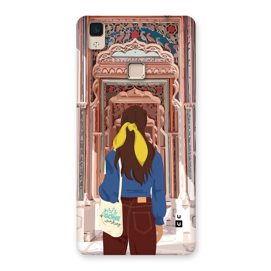 wonderful Girl Back Case for V3 Max