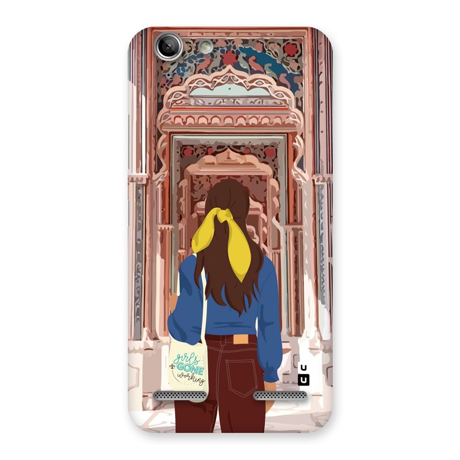 wonderful Girl Back Case for Vibe K5