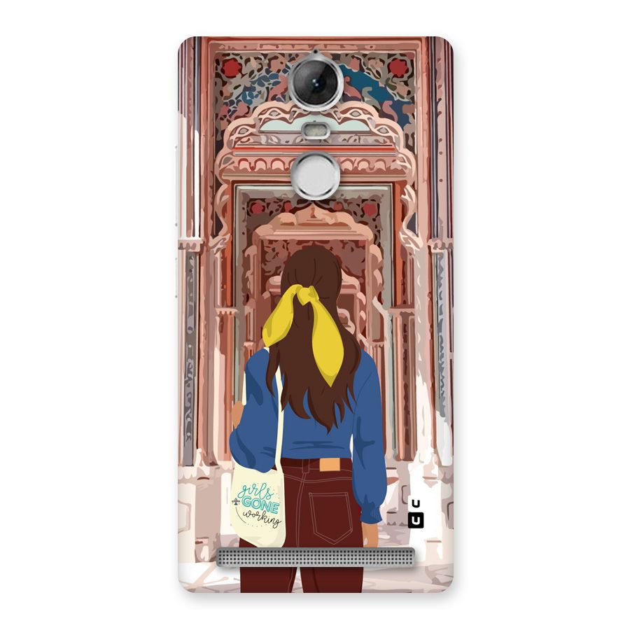wonderful Girl Back Case for Vibe K5 Note