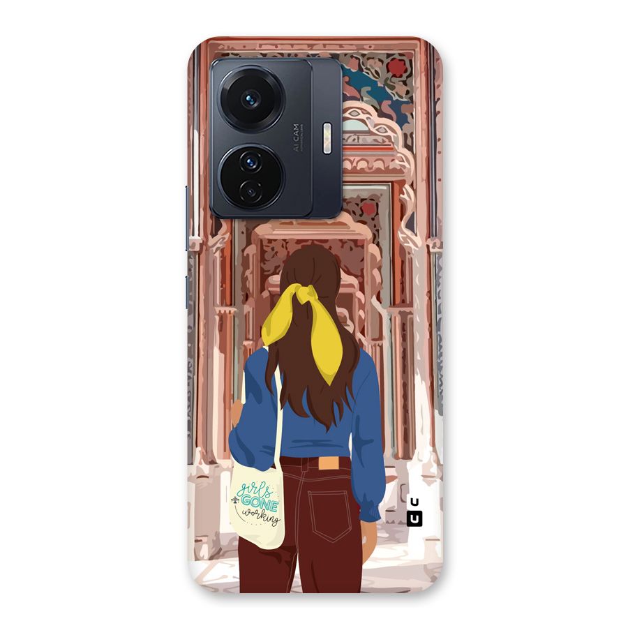 wonderful Girl Back Case for Vivo T1 Pro
