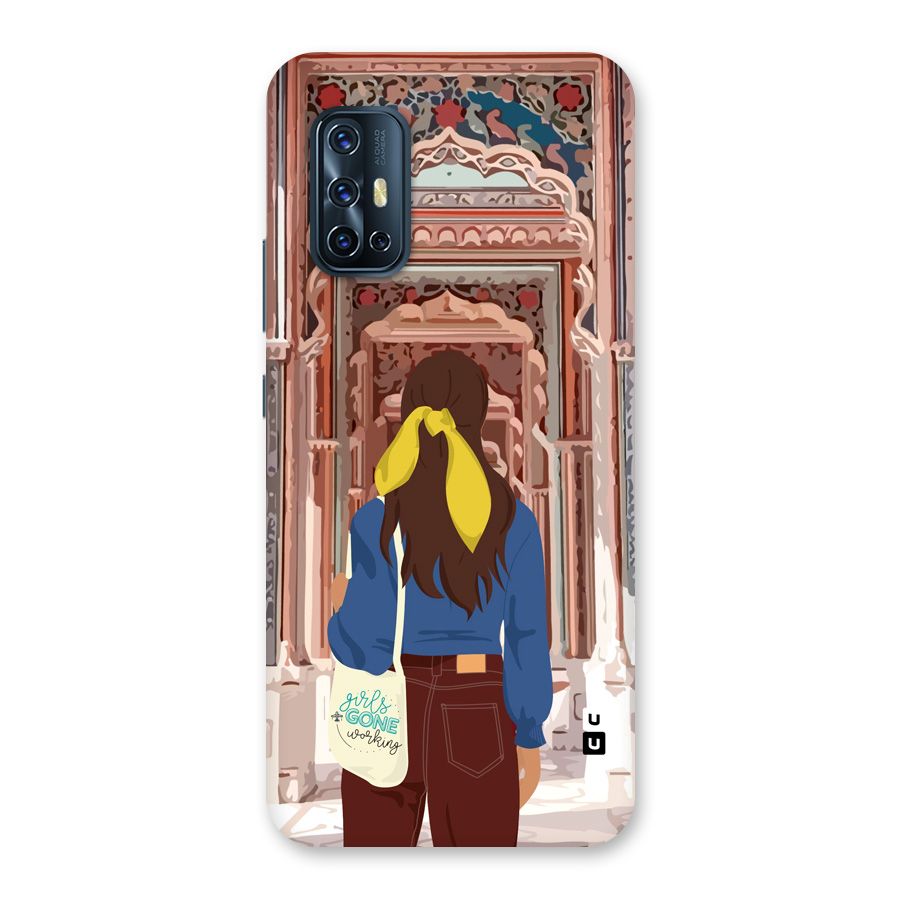 wonderful Girl Back Case for Vivo V17