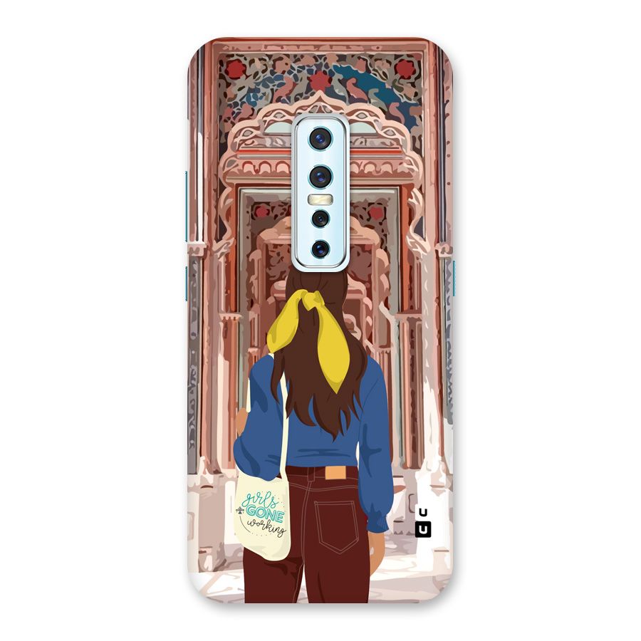 wonderful Girl Back Case for Vivo V17 Pro