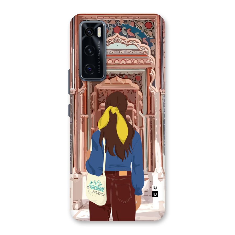 wonderful Girl Back Case for Vivo V20 SE