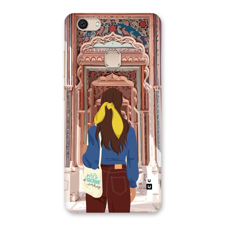 wonderful Girl Back Case for Vivo V7