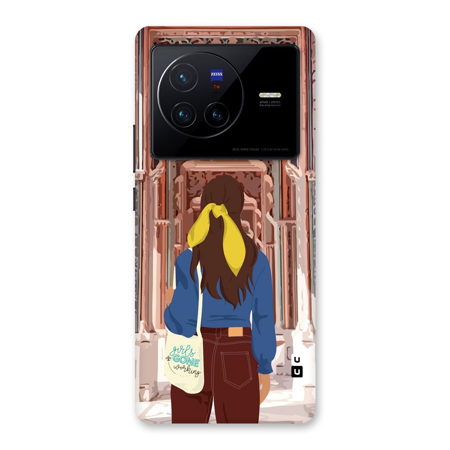 wonderful Girl Back Case for Vivo X80