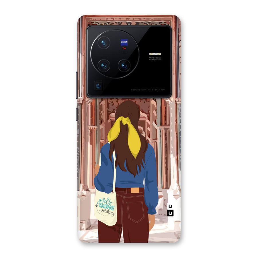 wonderful Girl Back Case for Vivo X80 Pro