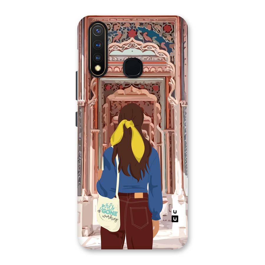 wonderful Girl Back Case for Vivo Y19