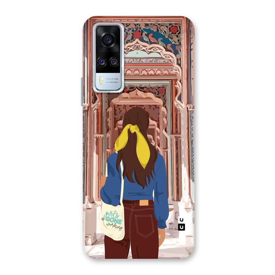 wonderful Girl Back Case for Vivo Y31