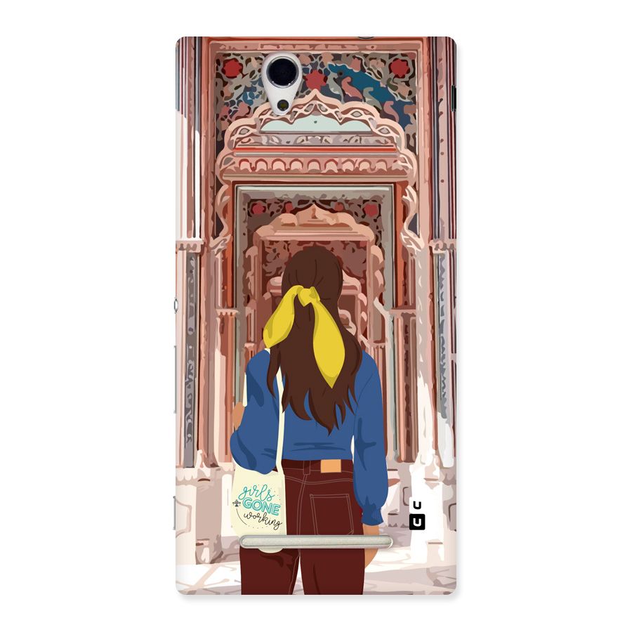 wonderful Girl Back Case for Xperia C3