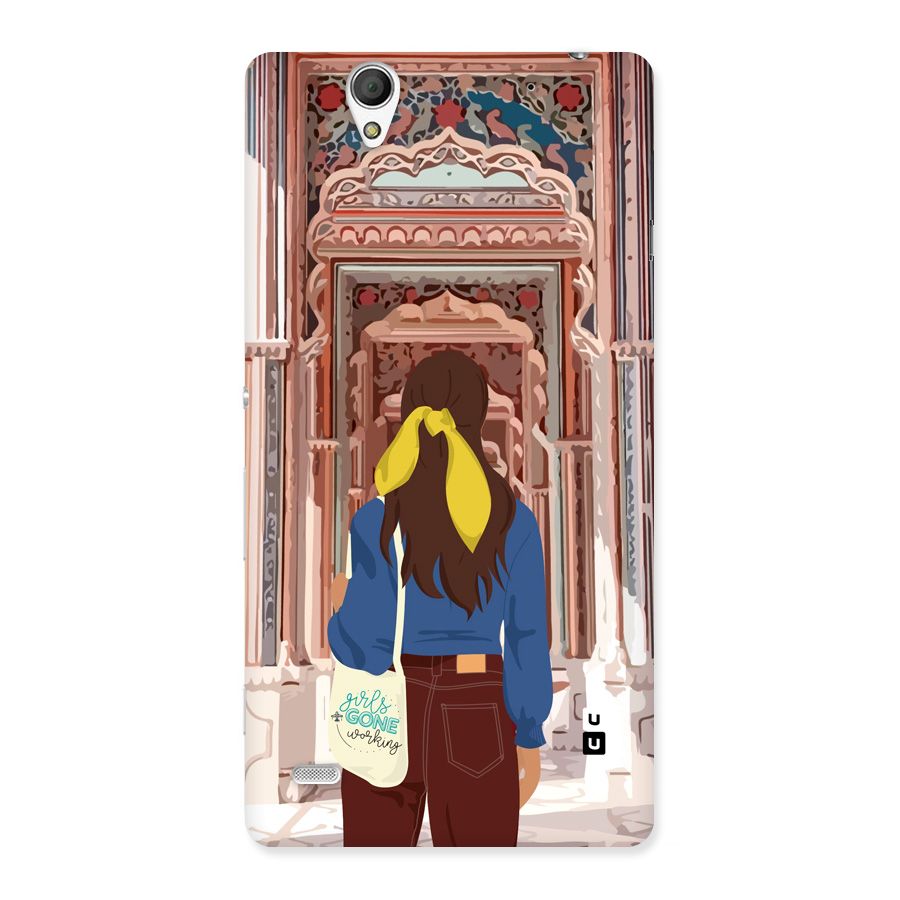 wonderful Girl Back Case for Xperia C4