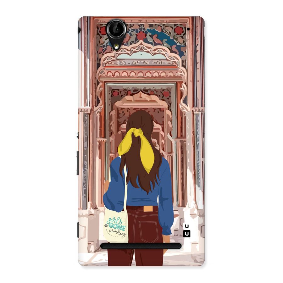 wonderful Girl Back Case for Xperia T2