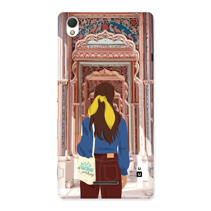 wonderful Girl Back Case for Xperia T3