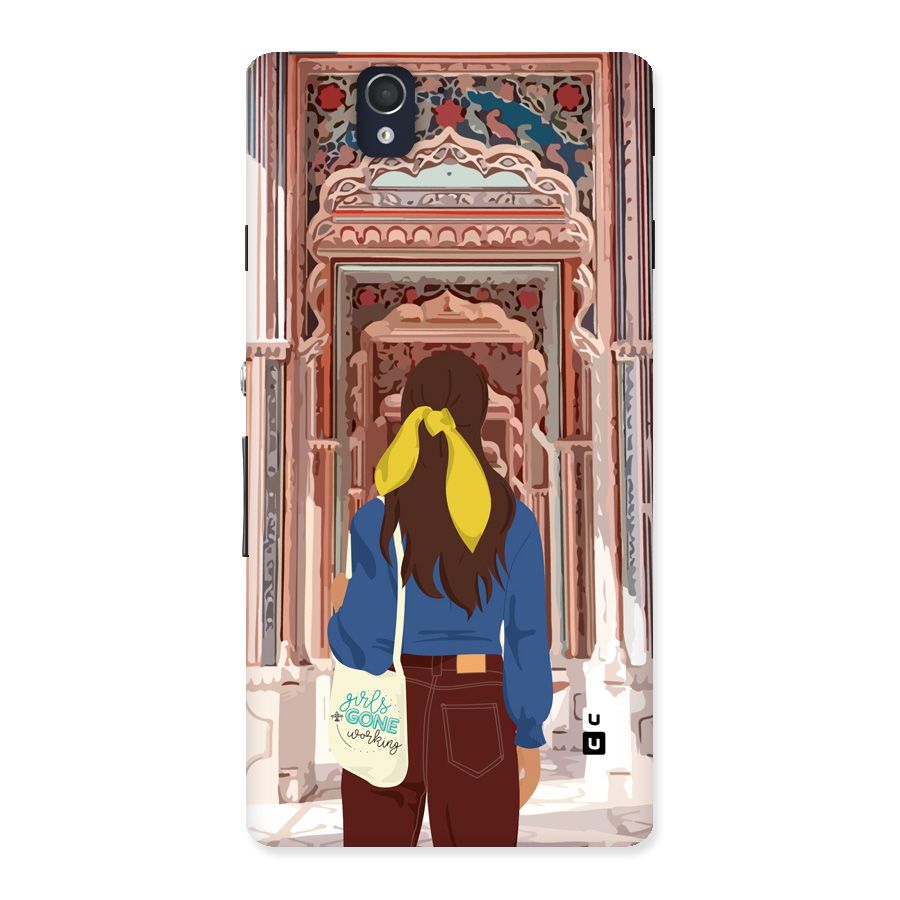 wonderful Girl Back Case for Xperia Z