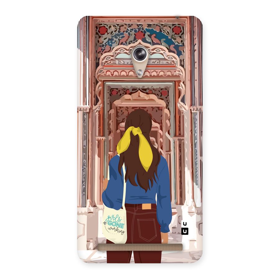 wonderful Girl Back Case for Zenfone 6