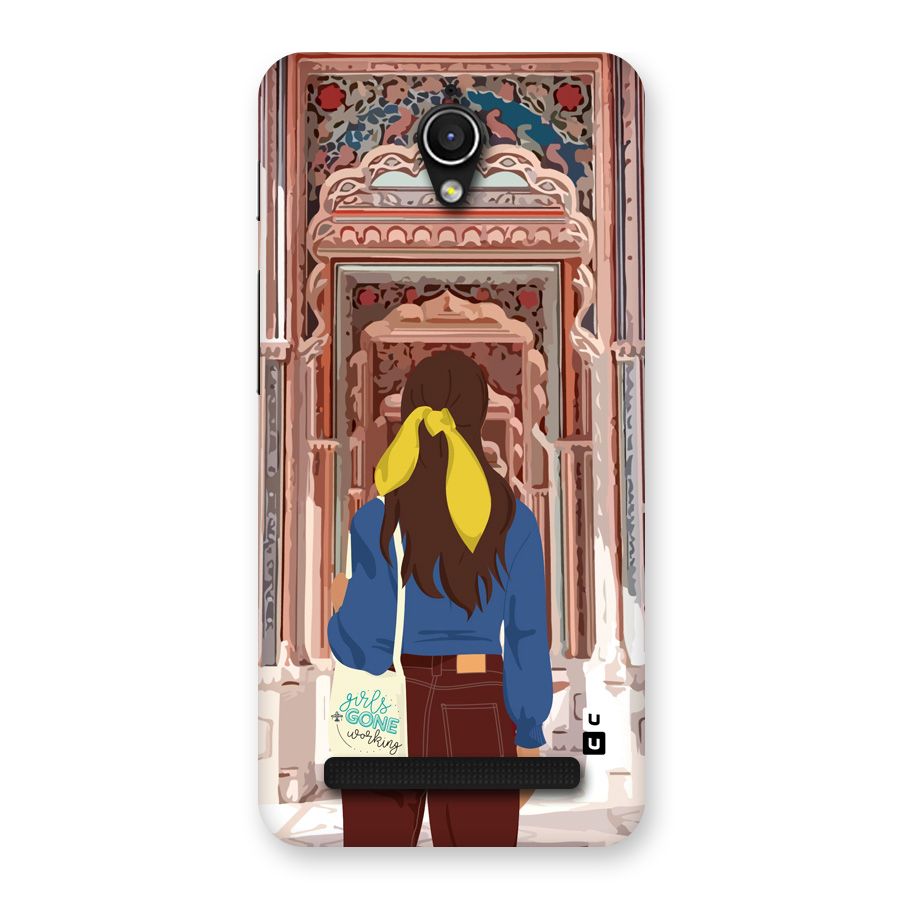 wonderful Girl Back Case for Zenfone Go