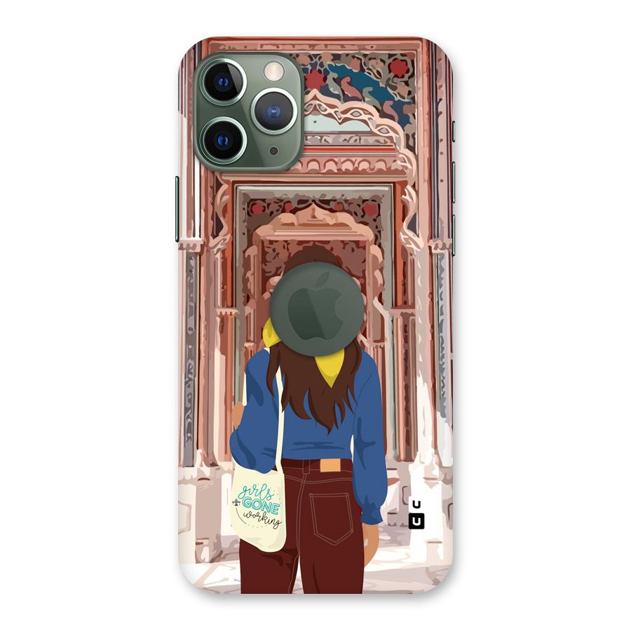 wonderful Girl Back Case for iPhone 11 Pro Logo Cut