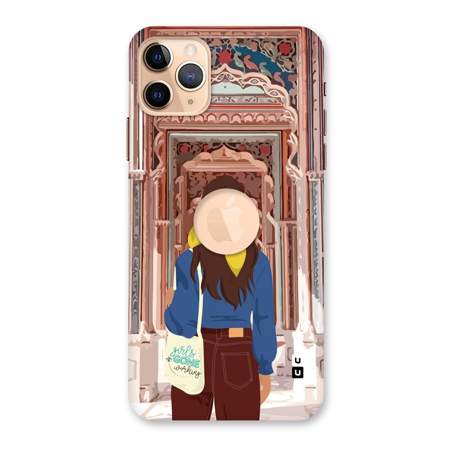 wonderful Girl Back Case for iPhone 11 Pro Max Logo Cut