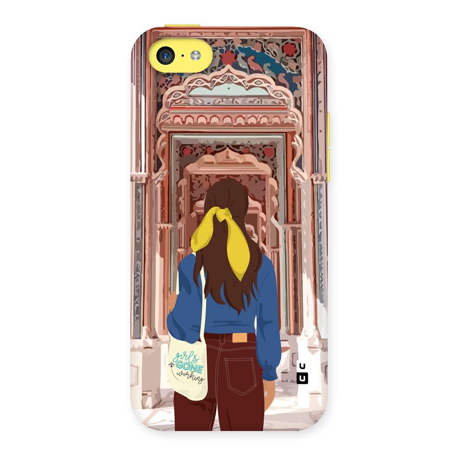 wonderful Girl Back Case for iPhone 5C