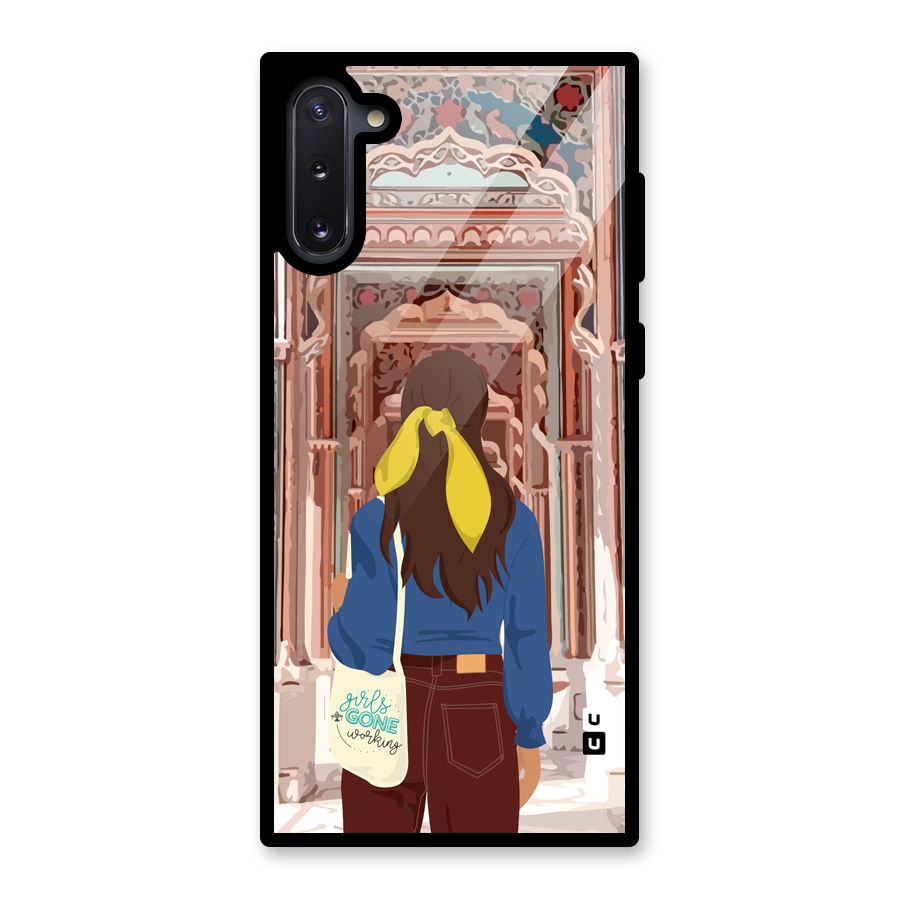 wonderful Girl Glass Back Case for Galaxy Note 10