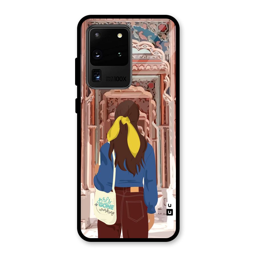 wonderful Girl Glass Back Case for Galaxy S20 Ultra