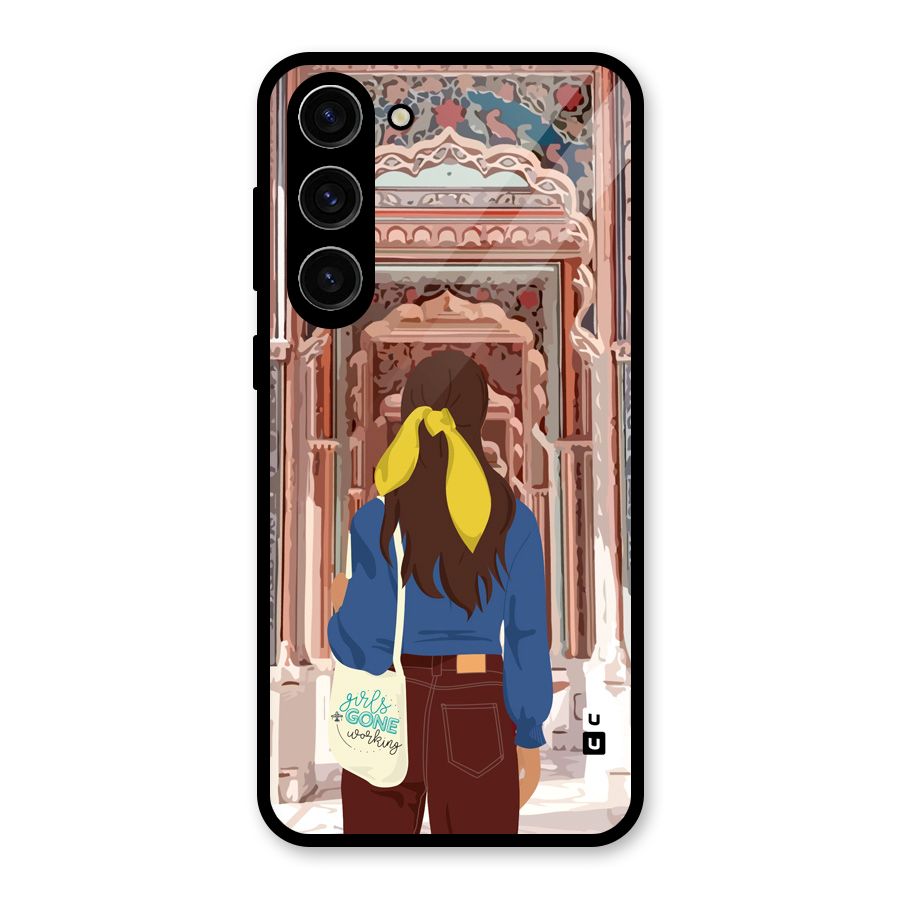 wonderful Girl Glass Back Case for Galaxy S23 Plus