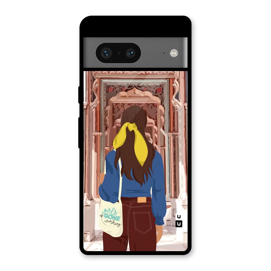 wonderful Girl Glass Back Case for Google Pixel 7
