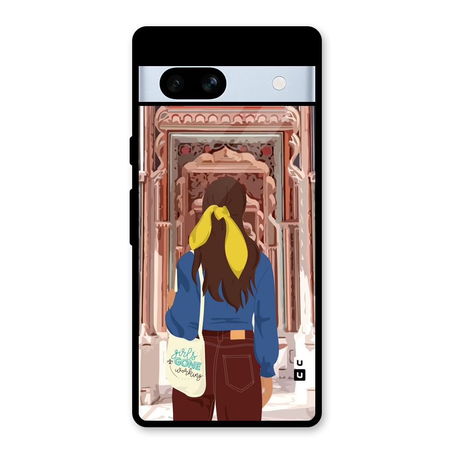 wonderful Girl Glass Back Case for Google Pixel 7a