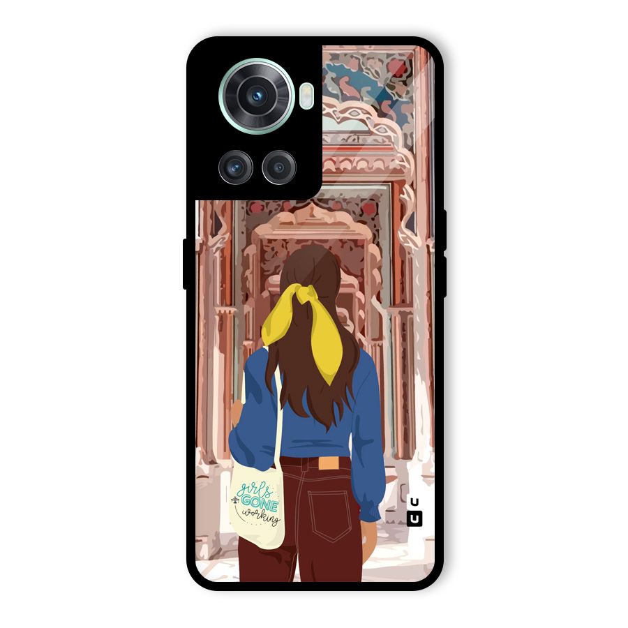 wonderful Girl Glass Back Case for OnePlus 10R