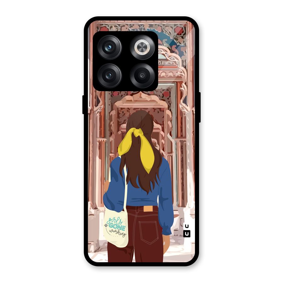 wonderful Girl Glass Back Case for OnePlus 10T