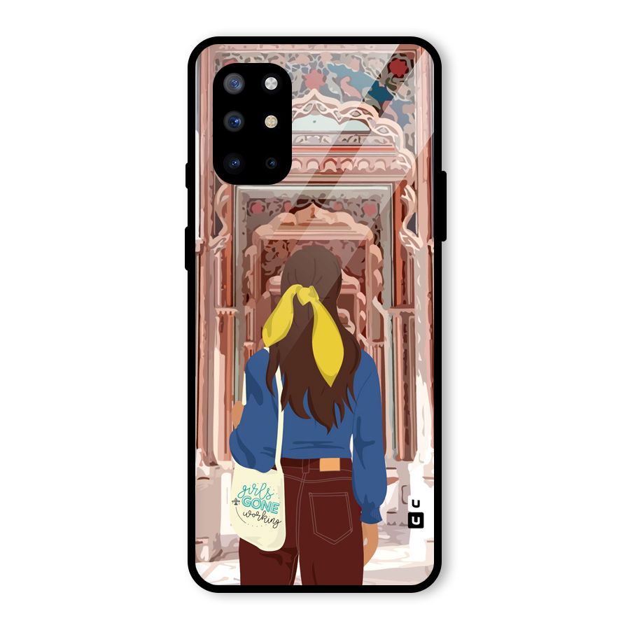 wonderful Girl Glass Back Case for OnePlus 8T