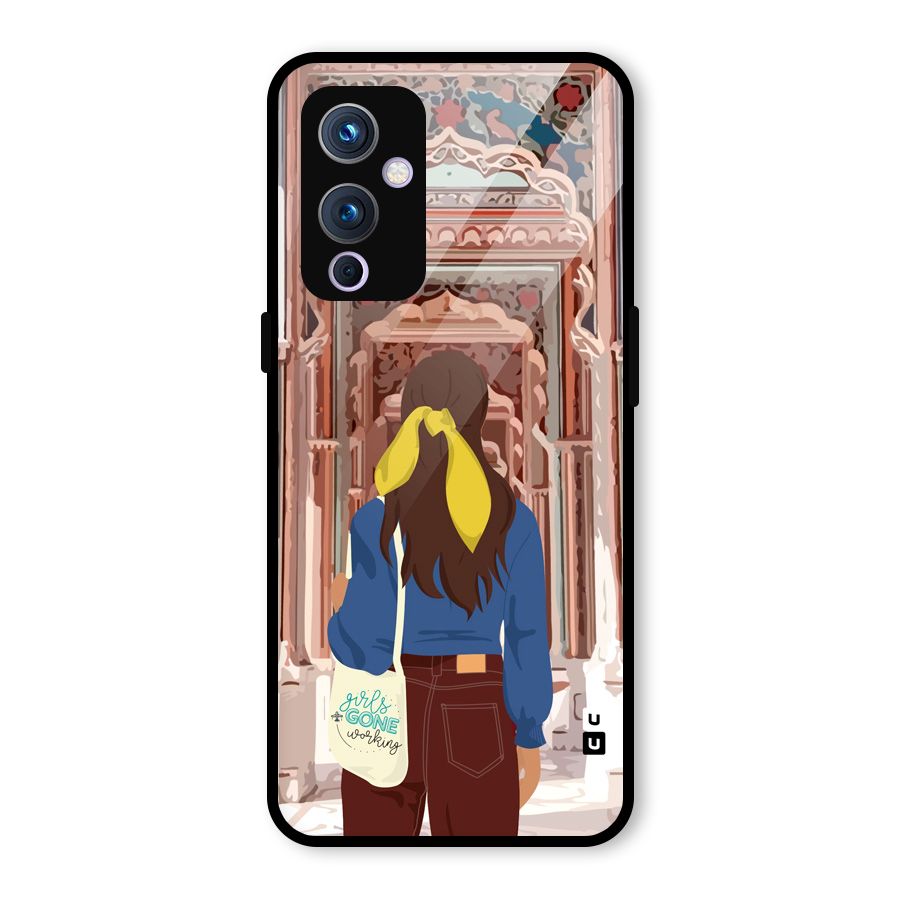 wonderful Girl Glass Back Case for OnePlus 9