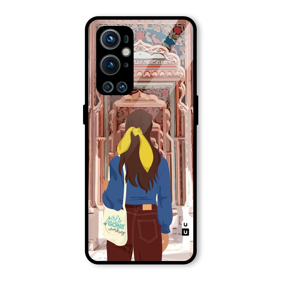 wonderful Girl Glass Back Case for OnePlus 9 Pro
