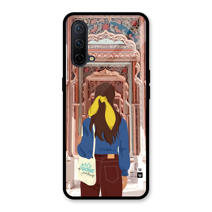 wonderful Girl Glass Back Case for OnePlus Nord CE 5G