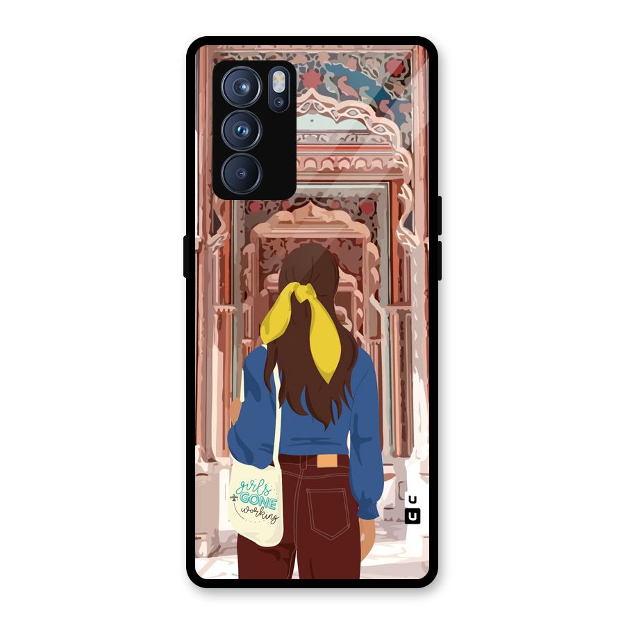 wonderful Girl Glass Back Case for Oppo Reno6 Pro 5G